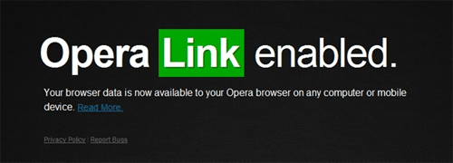 Opera Link Enabled